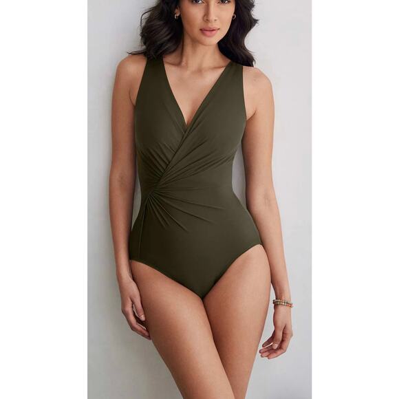 Miraclesuit Other - MiracleSuit Esmerelda Olivetta Green One Piece size 16 New with tags